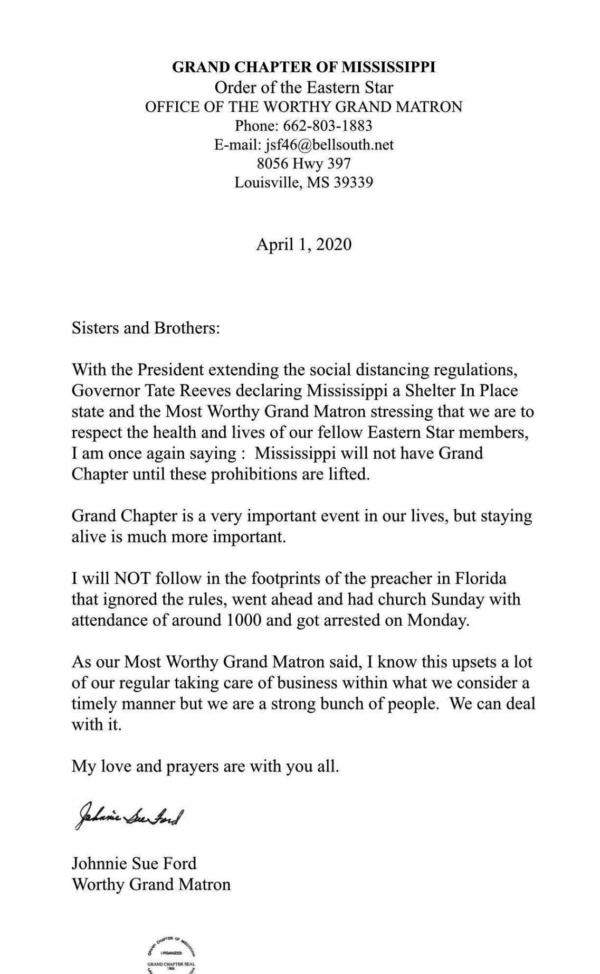 Oes Secretary Forms.pdf Update from MS Grand Chapter OES - The Grand Lodge of Mississippi F∴ ...